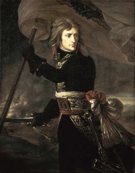 Napoleon On The Bridge at Arcole Canvas Art - Antoine-Jean Gros (22 x 28)