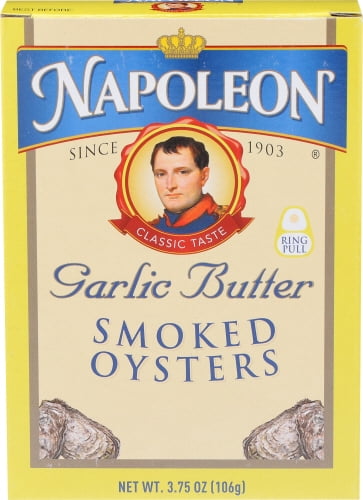 Napoleon Oysters Smoked Garlic Butter 3.75 oz Pack of 25