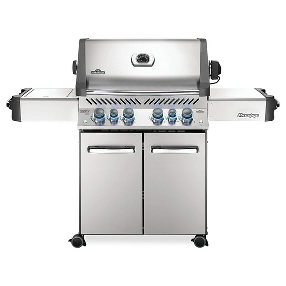 Napoleon Prestige 500 Natural Gas Grill With Infrared Rear Burner And Infrared Side Burner