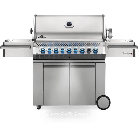 Napoleon Prestige Pro 665 Elite Natural Gas Grill With Electric Smoker Box