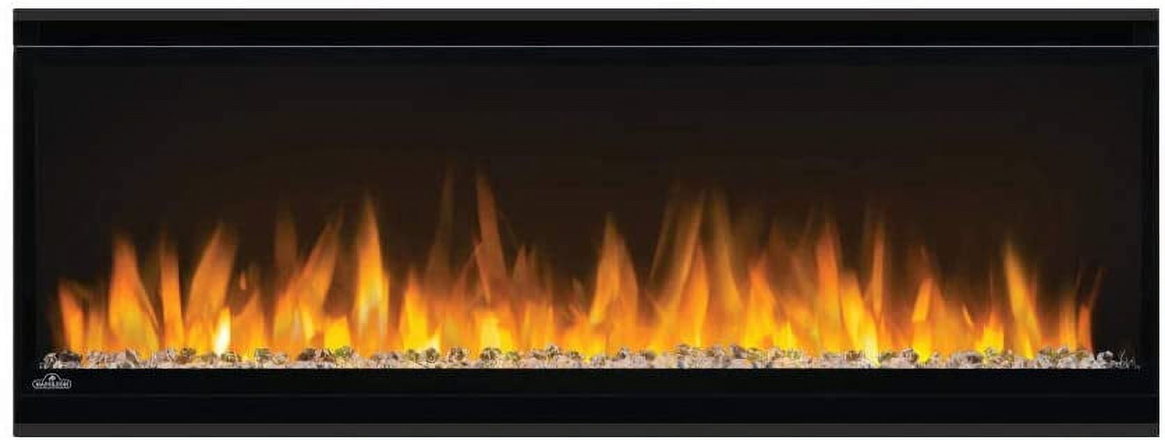 Napoleon 42-Inch Black Slim Wall Mount Electric Fireplace