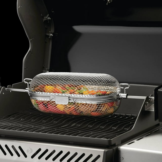 Napoleon Products WS-64000 Food Grade Stainless Steel Rotisserie Grill Basket