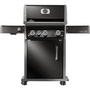 Napoleon Rogue PRO 425 Natural Gas Grill with Infrared Side Burner, Black, Durable 4-Burner Outdoor BBQ