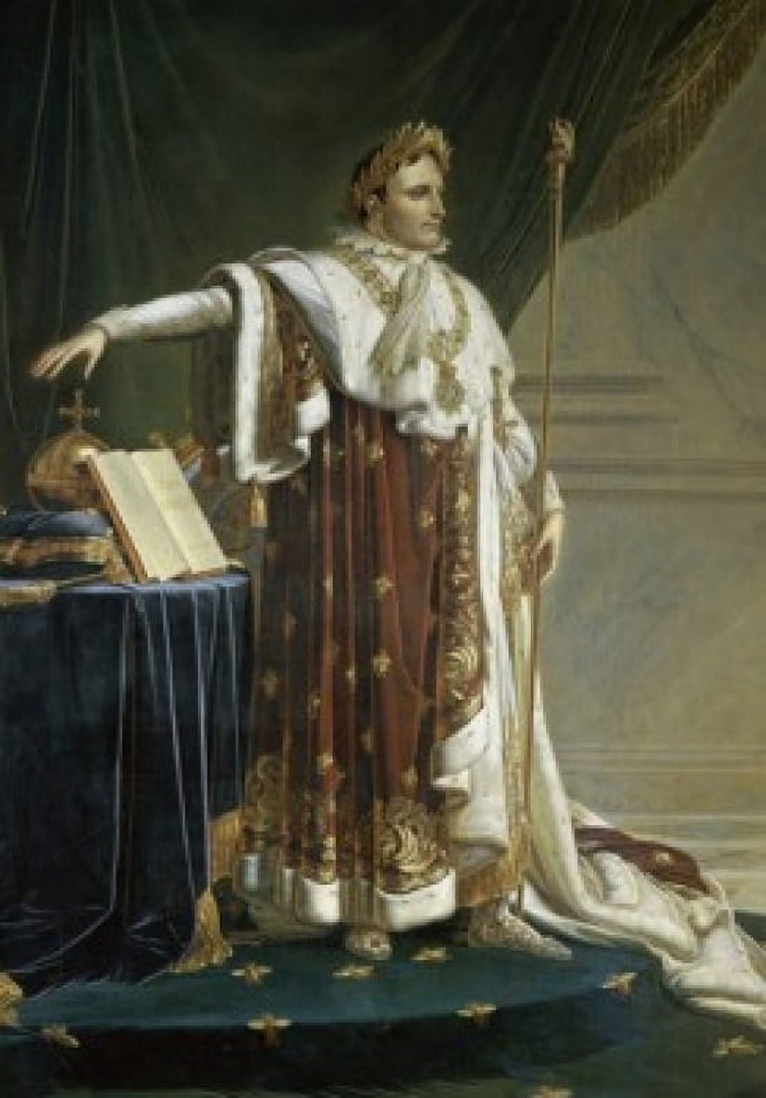 Napoleon en Costume Anne-Louis Girodet de Roucy-Trioson (1767-1824French) Muse Girodet Montargis France Canvas Art - Anne-Louis Girodet de Roucy-Trioson (24 x 36)