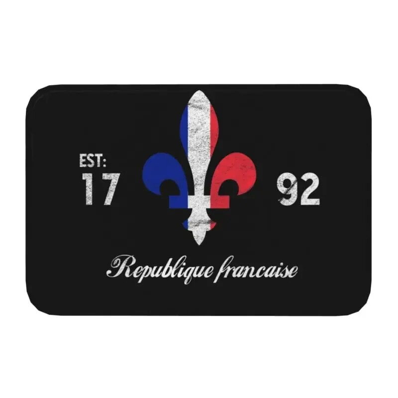 Napoleonic French 85th Regimental Flag Doormat Entrance Kitchen Bath