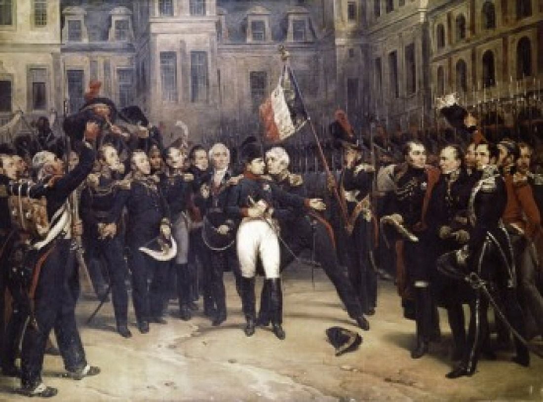 Napoleons Farewell at Fountainbleau Emile Jean Horace Vernet (1789-1863 French) Canvas Art - Emile Jean Horace Vernet (18 x 24)