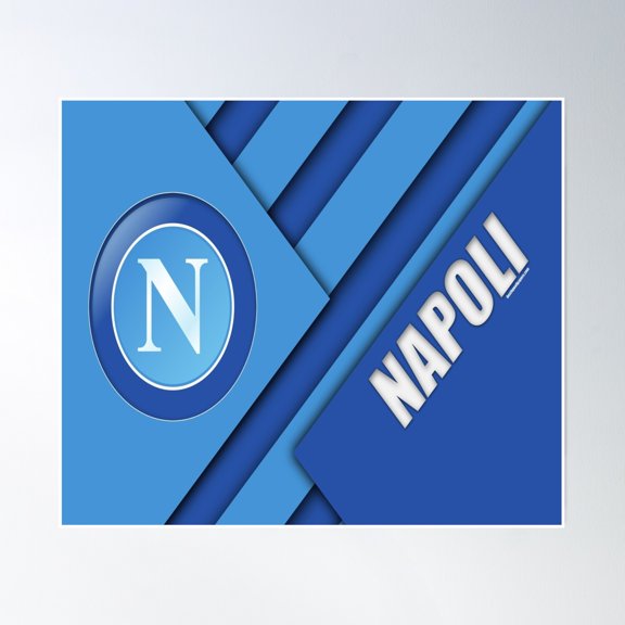 Napoli Fc Poster Wall Art, Modern Wall Decor, 8x12 UNFRAMED