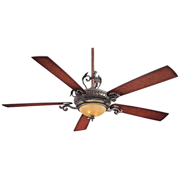 Napoli Ii 5 Blade Ceiling Fan With Light Kit-25.75 Inches Tall And 68 Inches Wide Minka Aire Fans F715dl-Stw