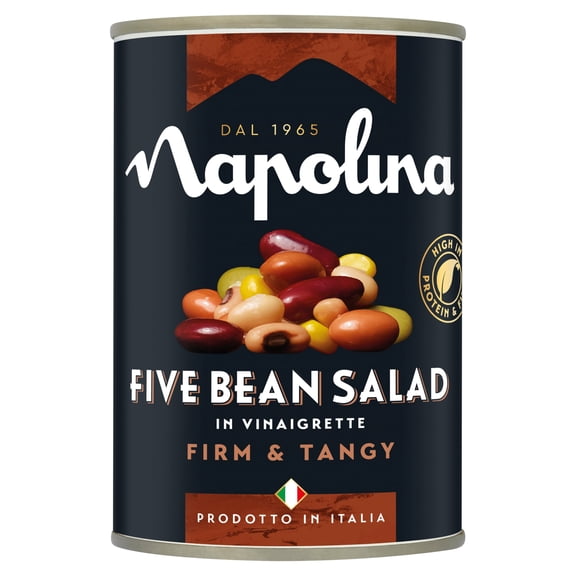 Napolina Five Bean Salad In Vinaigrette 400G, Imported from Britain