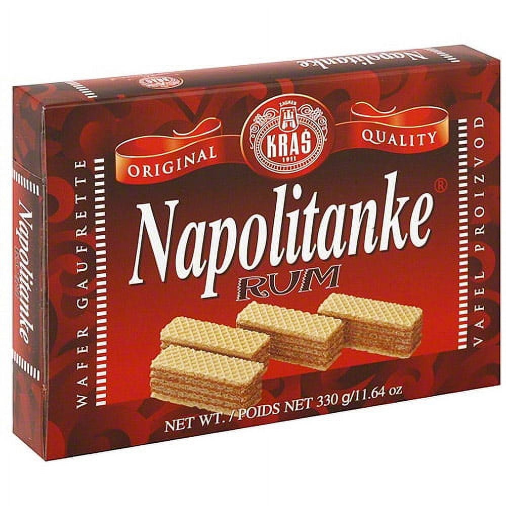 Napolitanke Rum Wafers, 11.64 oz (Pack of 12)