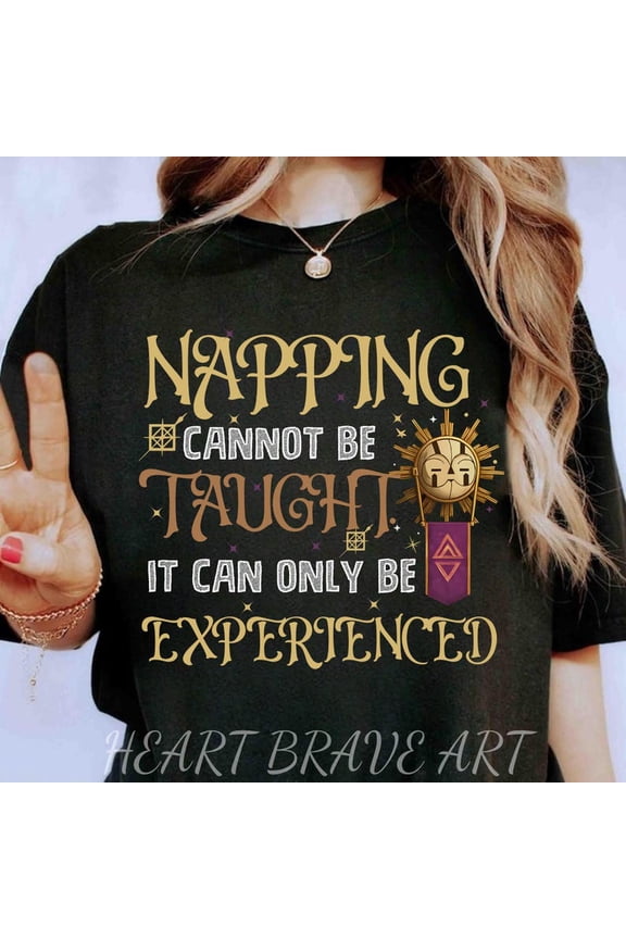 Napping Cannot Be Taught, Expedition 33 Shirt, Esquie Mon Ami Sweater, Gaming Tee, Dark Fantasy Shirt, Rpg Gamer Tee, Esquie Shirt