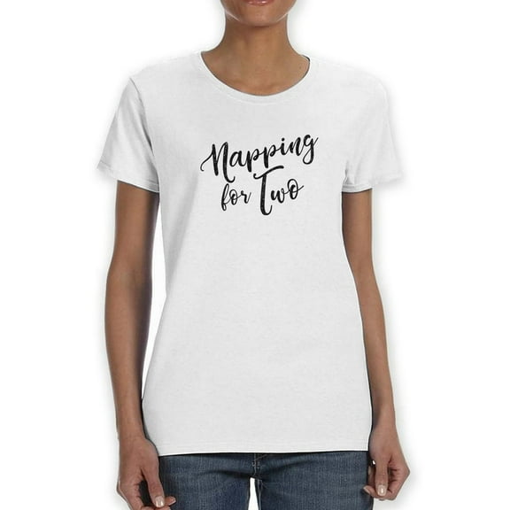 Napping For Two Women White T-Shirt, Female XX-Large