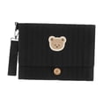 thumbnail image 1 of Nappy Bag Diaper Organizer Storage Bag with Embroidered Bear Stylish Design for on the Go Parents Baby Essentials, 1 of 9