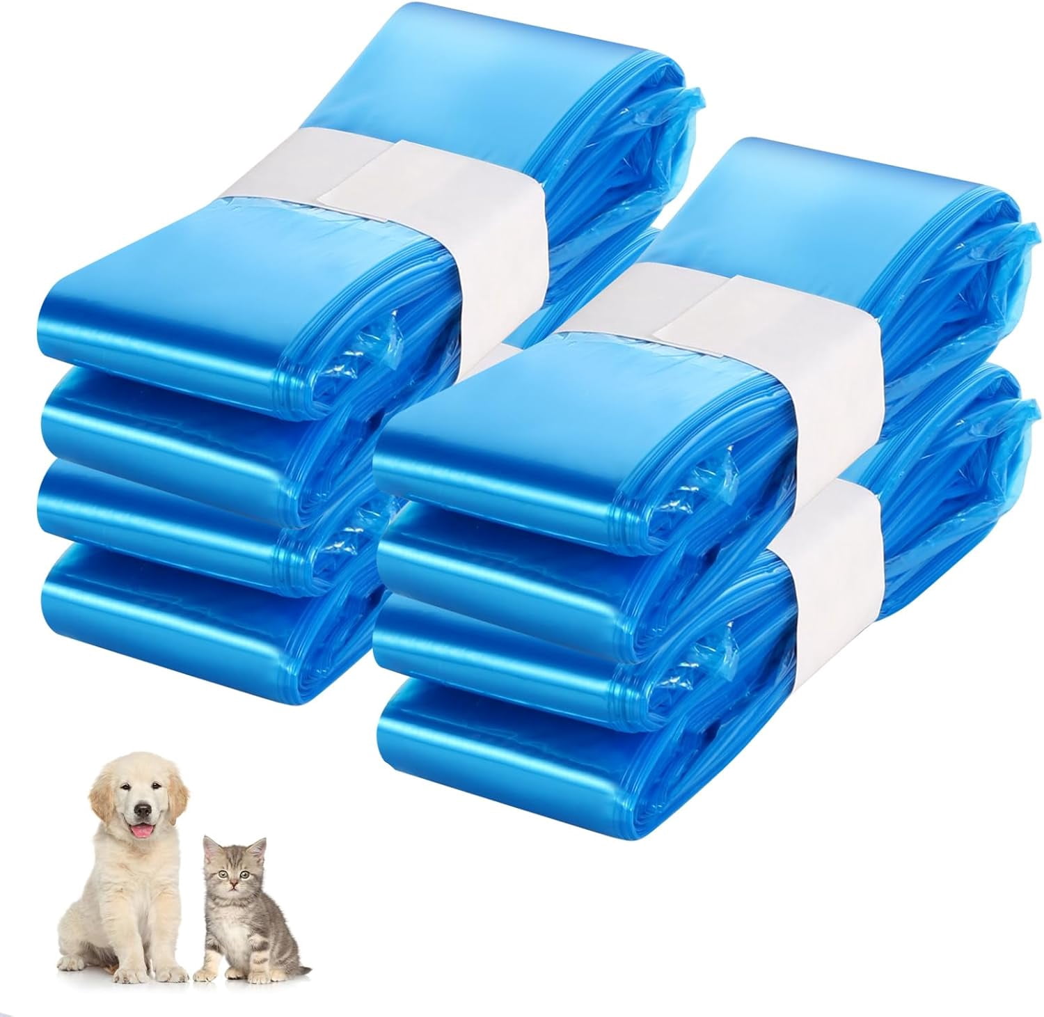 Nappy Bin Refill, Cat Litter Refills Bag, Diaper Bin Pail Disposal Bags Compatible with Most Diaper Pail, Genie Litter Refill Cartridge 4 Pack