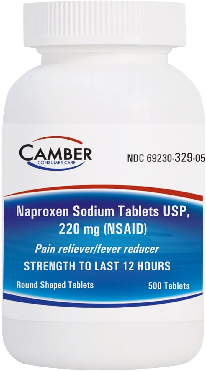 Camber Consumer Naproxen Sodium for Arthritis & Fever and Helps in Pain