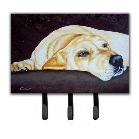 Naptime Yellow Labrador Leash or Key Holder
