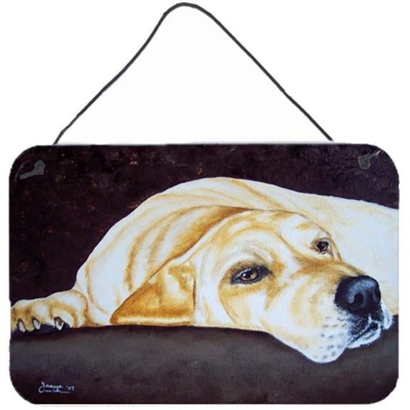 Naptime Yellow Labrador Wall or Door Hanging Prints