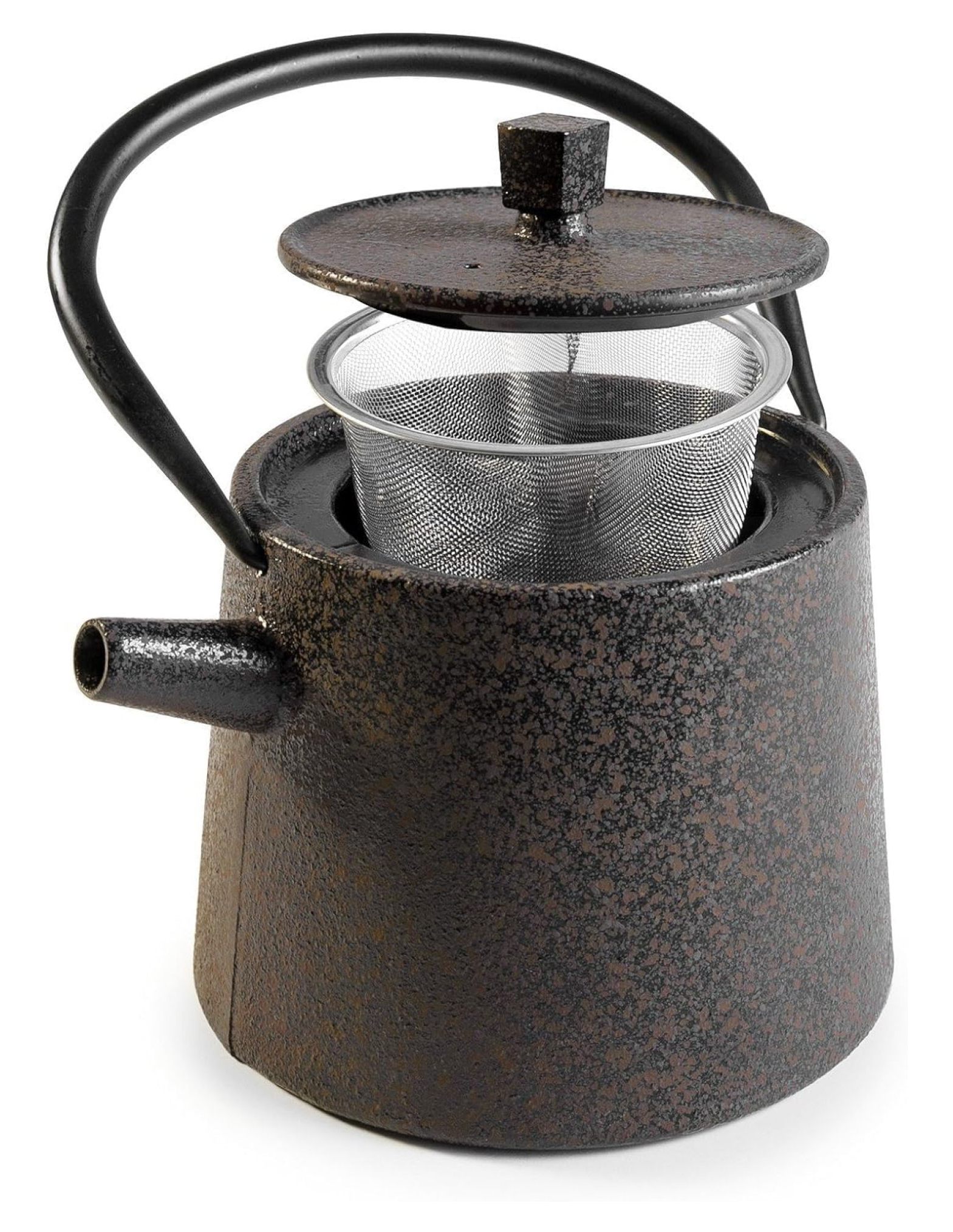 Nara Oriental Cast Iron Teapot with Stainless Steel Infuser for