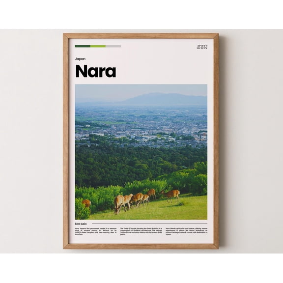 Nara Poster, Nara Print, Nara Photo, Nara Art, Japan Poster, Japan Print, Travel Poster Gift, 8x12 UNFRAMED