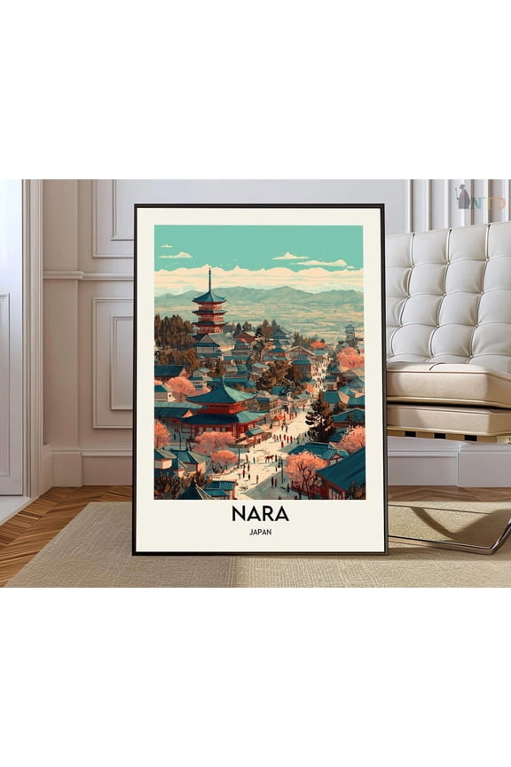 Nara Temple City Poster Unframed Paper Print