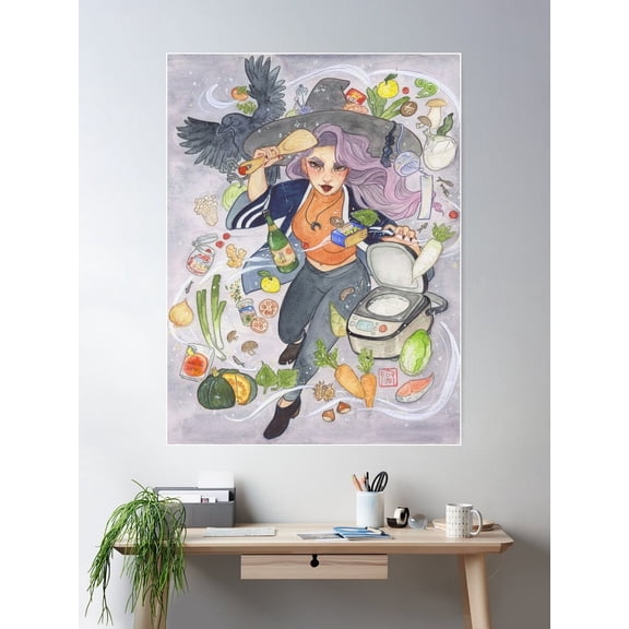 Nara X Rice Cooker Witc.H Poster Wall Art Modern Wall Decor For Living Room Bedroom Art