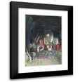 thumbnail image 1 of Narazaki Eisho 18x24 Black Modern Framed Museum Art Print Titled - In the Cannoon Temple in Asakusa (1932), 1 of 5