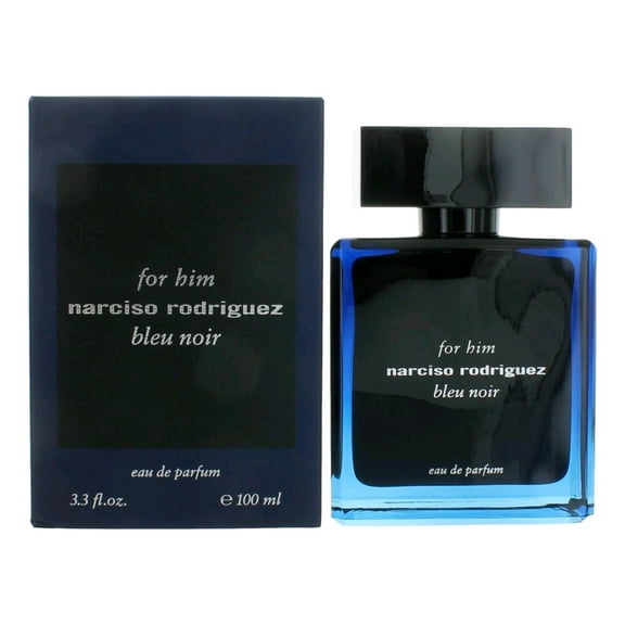 Narciso Rodriguez Bleu Noir Eau De Parfum, Cologne for Men, 3.3 Oz