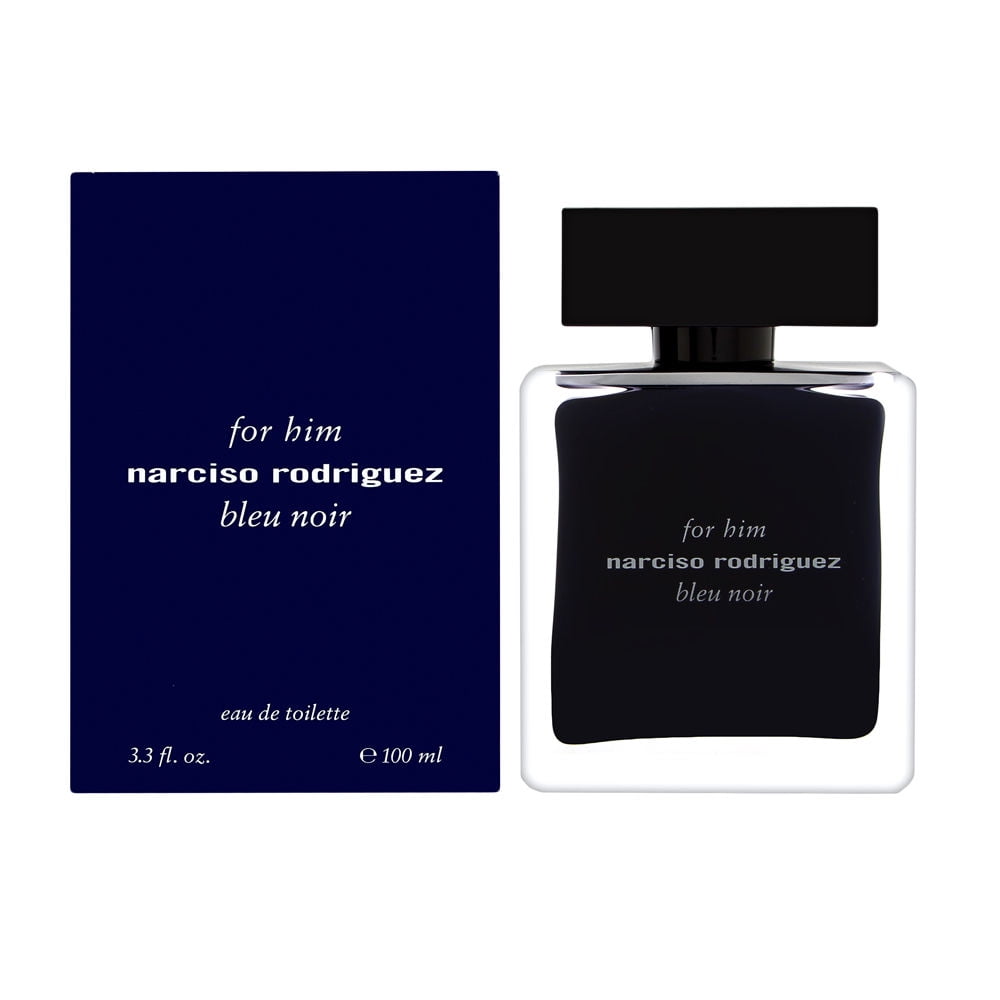 Narciso Rodriguez Bleu Noir by Colognes Narciso Rodriguez Eau De Parfum Spray 3.3 oz for Men