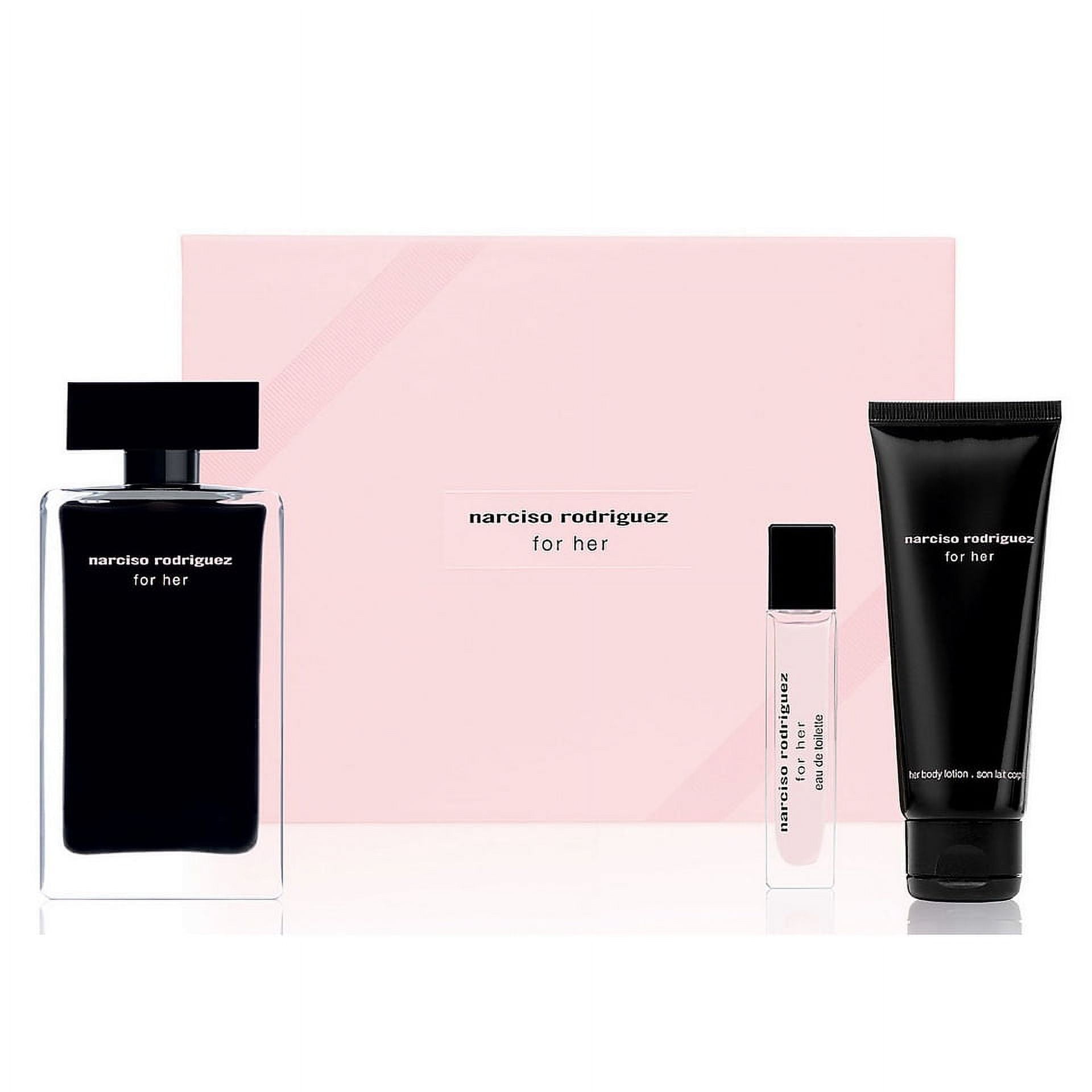 Narciso Rodriguez For Her Eau de Toilette 3 PCS Gift Set - Walmart.com