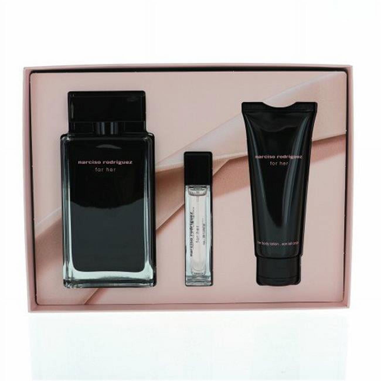 narciso rodriguez for her ギフトセット NARCISO RODRIGUES FOR HER 3 PCS GIFT SET EDT, BODY LOTION
