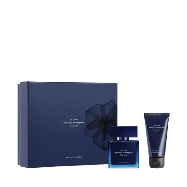 Narciso Rodriguez Men's Bleu Noir for Him EDP Gift Set Fragrances
