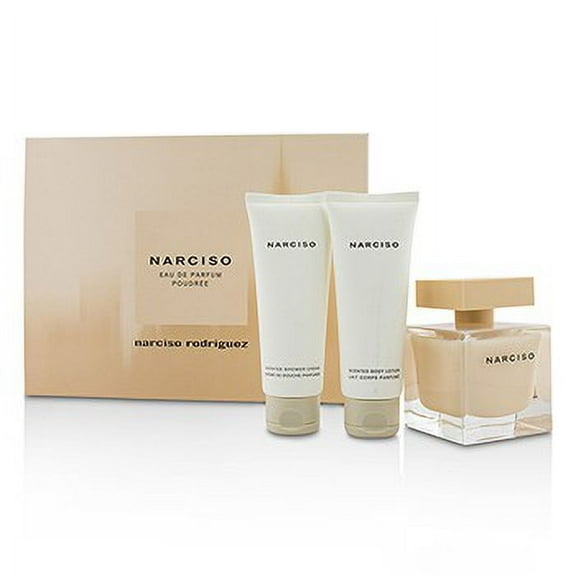 Narciso Rodriguez Narciso Poudree Coffret: Eau De Parfum Spray 90ml/3oz + Body Lotion 75ml/2.5oz + Shower Gel 75ml/2.5oz 3pcs