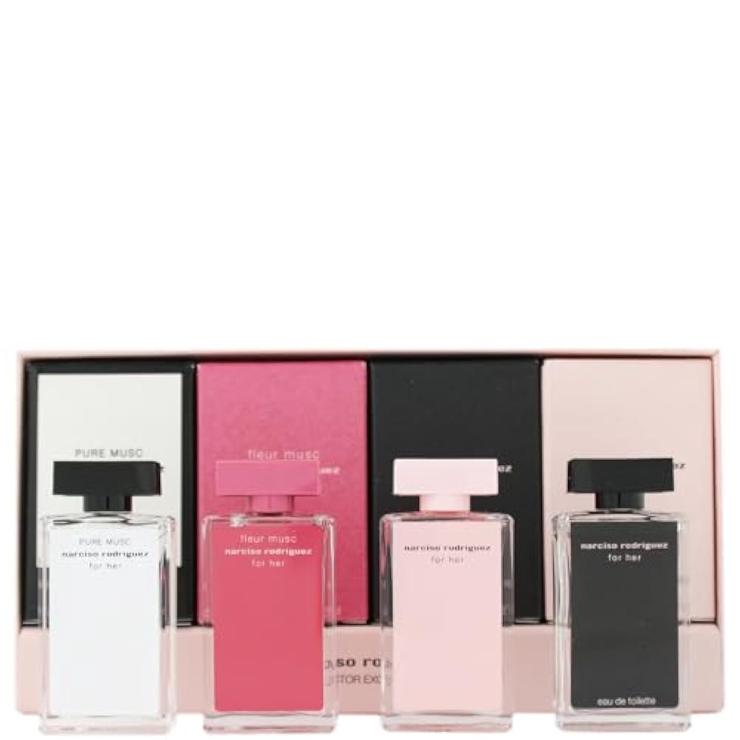 Narciso Rodriguez 4 Piece Mini Splash Gift Set for Women - Variety