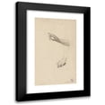 thumbnail image 1 of Narcisse-Virgile Diaz de La Peña 10x14 Black Modern Framed Museum Art Print Titled - Right and Left Hand Sketch, 1 of 5