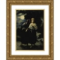 thumbnail image 1 of Narcisse-Virgile Diaz de La Peña 11x14 Gold Ornate Wood Frame and Double Matted Museum Art Print Titled - Evil, 1 of 4