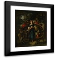 thumbnail image 1 of Narcisse-Virgile Diaz de La Peña 20x23 Black Modern Framed Museum Art Print Titled - Descent of the Bohemians (C. 1860), 1 of 5