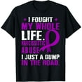 thumbnail image 1 of Narcissistic Abuse Awareness Purple Ribbon Support Quote T-Shirt, 1 of 4