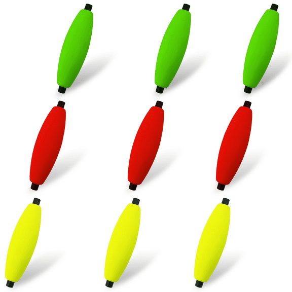 Narcissus Close-Textured Foam Fishing Floats, 9 Pack