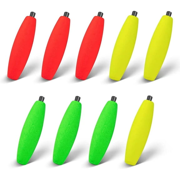 Narcissus Peg Floats, Fishing Foam Cigar Floats, Fishing Bobber with Pipe Plug, Fishing Floats for Santee Rig