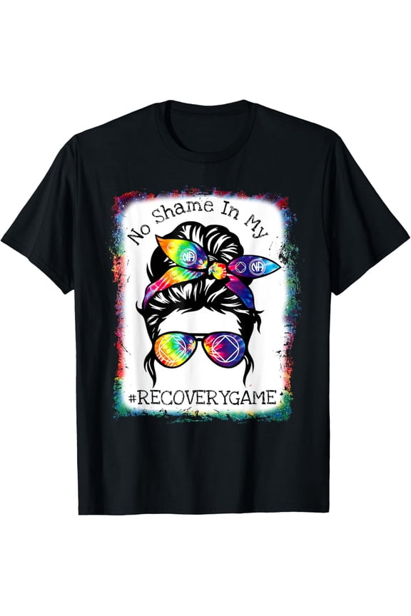 Narcotics Anonymous Tee Womens Sobriety Gifts AA NA Bleached T-Shirt