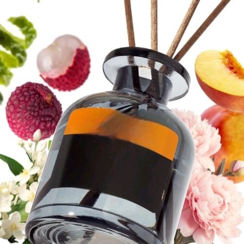 Narcotique Reed Diffuser Set | Floral-Fruity Fragrance | 3.38 oz Scent Fragrance Oil Diffuser for Bedroom, Bathroom, Home Dcor and Gift, Decorative Air Fresheners with Sticks