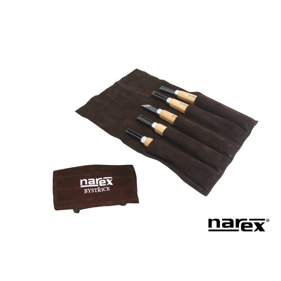 Narex 869300, Wood Carving Chisel Set, 5 Piece