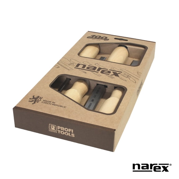 Narex 863110 PROFI 4-Piece Bevel Edge Chisel Set