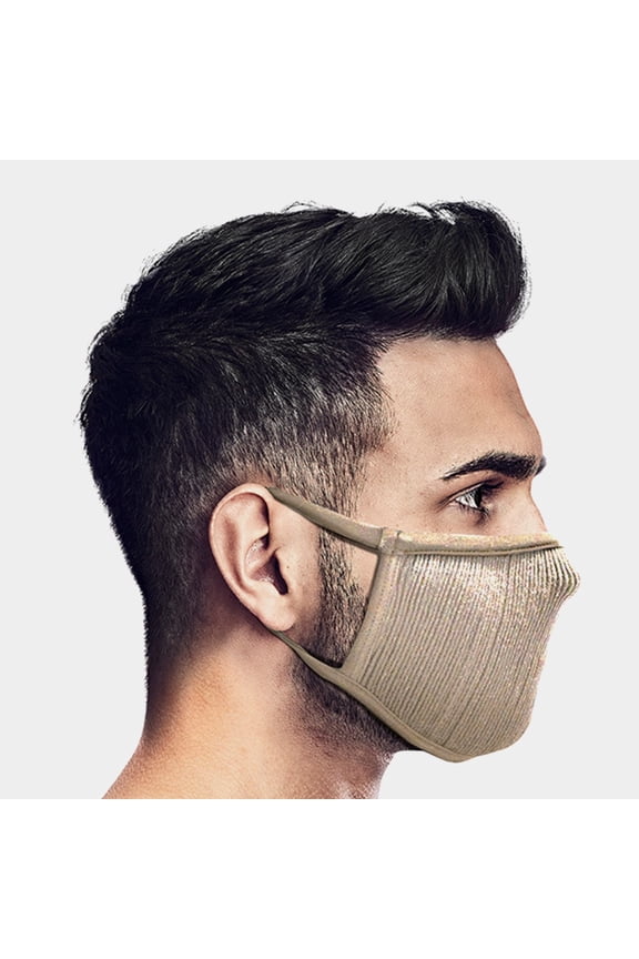 F.U. + Filter Face Mask - Washable & Reusable - Beige Large