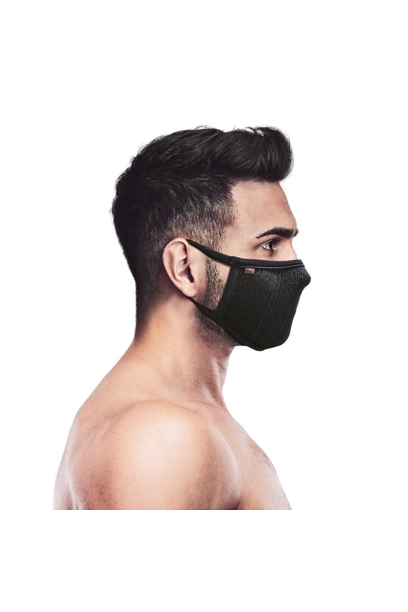 F.U. + Filter Face Mask - Washable & Reusable - Black Small