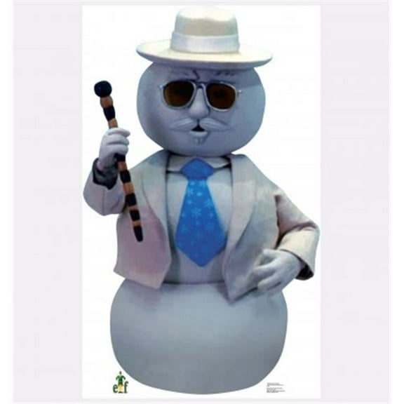 Narrating Snowman Cardboard Standup