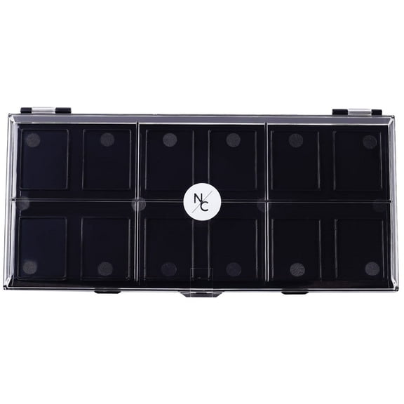 Narrative Cosmetics 12 Color Empty Alcohol Activated Palette for Refills and Custom Palette Creation