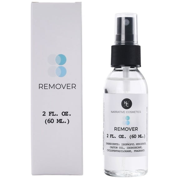 Narrative Cosmetics Alcohol Free Makeup Remover for Alcohol Activated Makeup - Perfect for Special FX, Theater, Film, and Halloween - 2 Fl Oz (60ml)