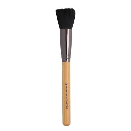 Narrative Cosmetics SFX Large Speckling Makeup Brush with Synthetic Bristles & Natural Bamboo Handles