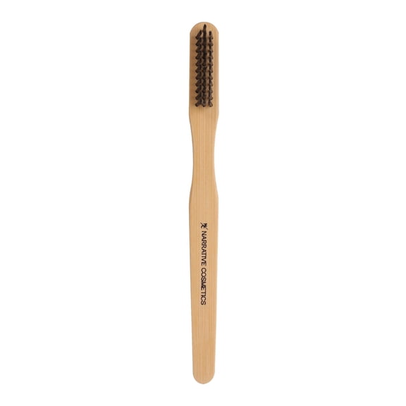 Narrative Cosmetics SFX Splatter Makeup Brush with Synthetic Bristles & Natural Bamboo Handles